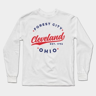 Vintage Cleveland Forest City Ohio USA Long Sleeve T-Shirt